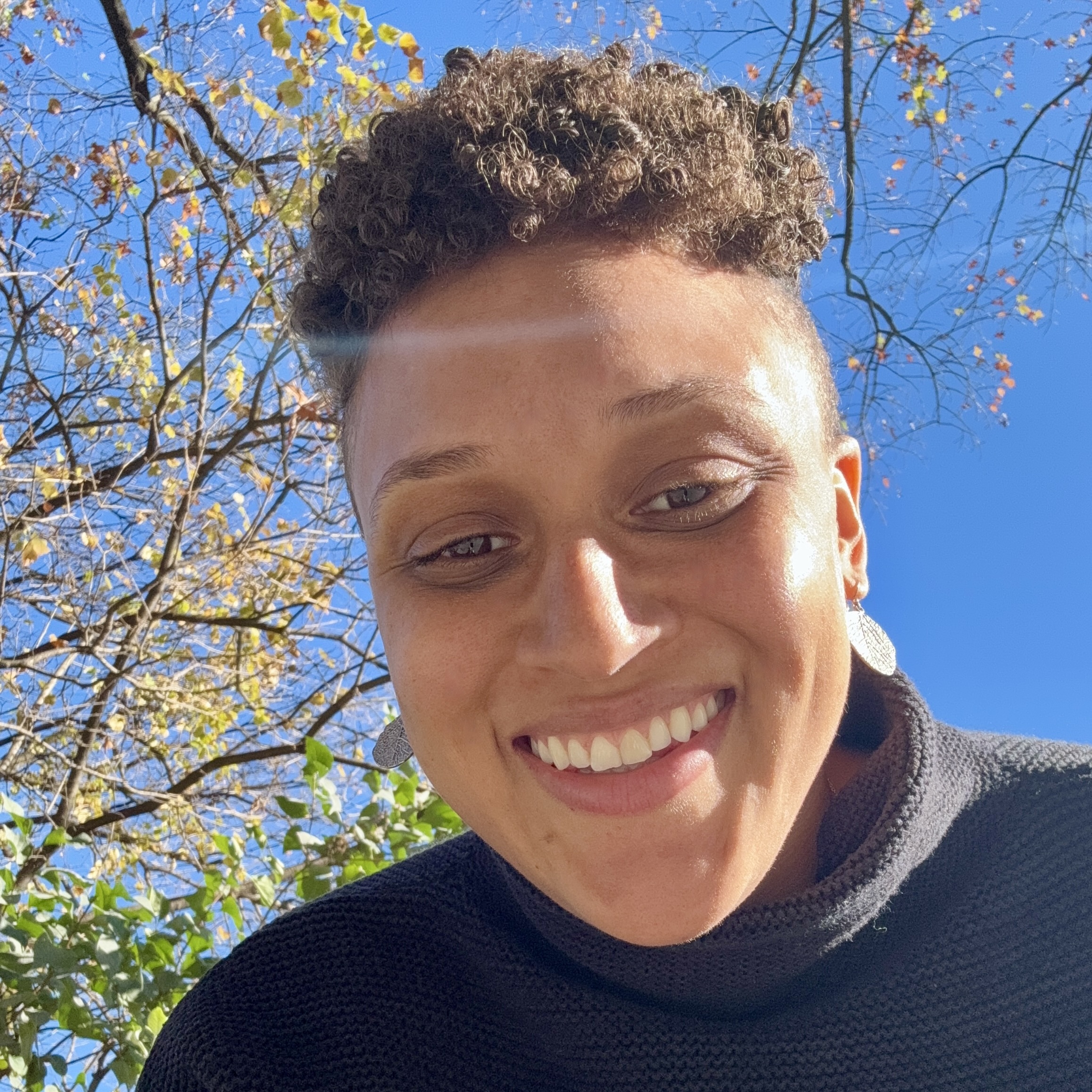 a picture of Faithe Yates smiling